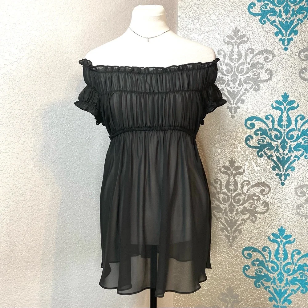 💕HP💕 Rare Vintage Victoria’s Secret Black Baby Doll
Size S - Picture 3 of 10